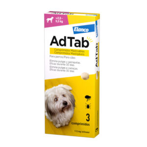 AdTab Pastilla Masticable Antiparasitaria para Perros - Imagen 3